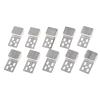 KaiYeA Couch Spring Clips 100Pcs Iron Sofa Spring Fixing Clips Car Seat Buckle Home Furniture Hasps Hardware Accessories for Chair Couch Sofa Replacement Parts view 1