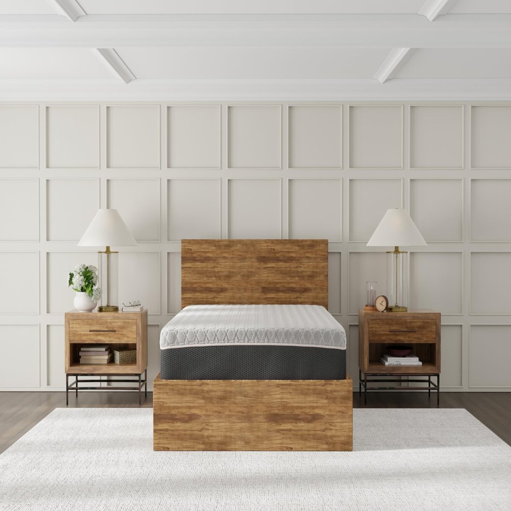 Copper Infused Hybrid 12 Inch Soft Memory Foam Queen Mattress