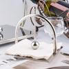 Less Steel Paper Rack Tissue Holder, Supplies for Hotel and Restaurant, Modern Simple Flat Towel with Steel truction, Ele view 4