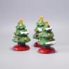 Retro Artificial Resin Christmas Tree, Miniature Desktop Tree for Winter Crafts Ornaments New Year Decorations view 3