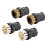 FRTmvg M12 Steam Cleaner Adapter Kit for Karcher - Includes Connecting Tube & Round Brush Attachment for Enhanced Steam Cleaning (Set 5) view 2