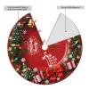 Christmas Tree Skirt Jesus The Way The Truth The Life John 14 6 Christmas Decorations Soft Red Green Christmas Decor Mat for Xmas Holiday Decorations 36" view 3