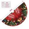 Christmas Tree Skirt Jesus The Way The Truth The Life John 14 6 Christmas Decorations Soft Red Green Christmas Decor Mat for Xmas Holiday Decorations 36" view 4