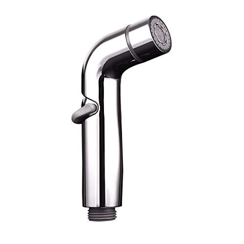 Bidet Sprayer for Toilet Chrome Dual Function Cloth Diaper Washer Set Wall Mounted Hand Held Spray Kit with Cold Water for Personal Hygiene,Without Holder(Without Holder)