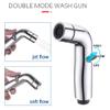 Bidet Sprayer for Toilet Chrome Dual Function Cloth Diaper Washer Set Wall Mounted Hand Held Spray Kit with Cold Water for Personal Hygiene,Without Holder(Without Holder) view 3
