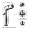 Bidet Sprayer for Toilet Chrome Dual Function Cloth Diaper Washer Set Wall Mounted Hand Held Spray Kit with Cold Water for Personal Hygiene,Without Holder(Without Holder) view 4