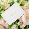 MECCANIXITY 40pcs "Good Luck" Place Cards, Line Border Foldable Blank Fillable Cardstock Greeting Cards for Table Setting view 4