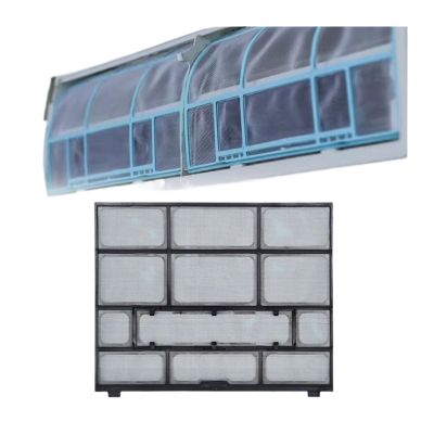 1PC Anti-Dust Air Condition Outlet Filter Air Conditioner Filter Accessories Indoor Unit Hanging Dust Screen Anti-Dust Home Tool(32X25.5cm)