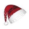 Jmmxp Christmas Hats Drunk Cigs Don't Count Santa Hat Unisex Velvet Xmas Hat New Year Holiday Party Supplies Christmas Decoration view 2