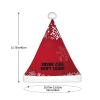 Jmmxp Christmas Hats Drunk Cigs Don't Count Santa Hat Unisex Velvet Xmas Hat New Year Holiday Party Supplies Christmas Decoration view 3