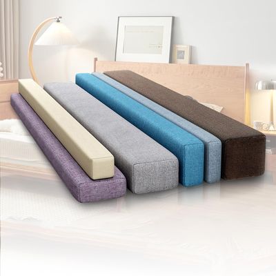XZFRYUI Bed Gap Filler Mattress Extender Filler 31.5x3.1x7.9inLxWxH Headboard Pillow Close Gap Between Mattress Headboard and Wall for Full/Twin/Queen/Cal King/King BedBlack