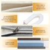 XZFRYUI Bed Gap Filler Mattress Extender Filler 31.5x3.1x7.9inLxWxH Headboard Pillow Close Gap Between Mattress Headboard and Wall for Full/Twin/Queen/Cal King/King BedBlack view 3