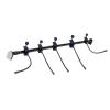 WTWU Christmas Wall Hanger 5 Adjustable Metal Hooks for Wreaths Lights Holiday Plant Displays Convivial Stretch Plant Clothes Rack view 1