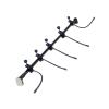 WTWU Christmas Wall Hanger 5 Adjustable Metal Hooks for Wreaths Lights Holiday Plant Displays Convivial Stretch Plant Clothes Rack view 3