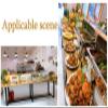 OREKPOT Catering Food Warmers Chafing Dishes Stainless Steel Chafing Dishes Buffet Servers with Visible LidGN 1/2 view 2