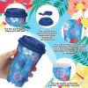 Yungyan 16 Sets Hawaii Hibiscus Cartoon Party Favor Goodie Cups with Straws view 4