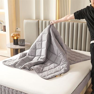 6-Sided Full Zipped Mattress Cover Customizable Quilted Mattress Slipcover Zip Up Bed Fitted Sheet Double/Single/King Topper Washable Anti-dust 360Total Encasement Protector(Color2,90x190x25cm)