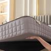 6-Sided Full Zipped Mattress Cover Customizable Quilted Mattress Slipcover Zip Up Bed Fitted Sheet Double/Single/King Topper Washable Anti-dust 360Total Encasement Protector(Color2,90x190x25cm) view 4