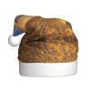 Lootpe Sunset Hawaiian Palm Tree Print Festive Christmas Hats For Men Women, Soft Plush Santa Hat, For New Year Festive Party view 1