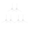 6 Side Brushes, Compatible For Black & Decker, BXRV500E, Vacuum Robot Accessories Spare Parts view 1
