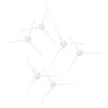 6 Side Brushes, Compatible For Black & Decker, BXRV500E, Vacuum Robot Accessories Spare Parts view 2