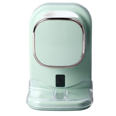 Keenso Wall Mount Electric Toothpaste Dispenser Space Saving Easy Install for Bathroom, USB Powered for Family Use (Green)