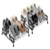 2 Pack Under Bed Shoe Storage with Wheels Fixable Underbed Rack Easy Assembly Holds 8 Pairs of Shoes view 1