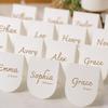 100 Pcs Arch Place Cards, 3.2" x 4" Small Table, Table Setting, Tent Cards, Name Cards for Dinner, Party, Event, Catering view 1