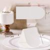100 Pcs Arch Place Cards, 3.2" x 4" Small Table, Table Setting, Tent Cards, Name Cards for Dinner, Party, Event, Catering view 3