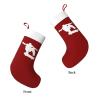 AMZJHGWEU Christmas Stockings, Skateboard Skater Xmas Stockings, 18" Large Xmas Stocking, Christmas Party Fireplace Family Hanging Stocking Decorations(Red White) view 2