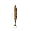 3pcs Fake Roasted Saury Fish Toys: Simulation Fried Fish Model Artificial BBQ Grill Realistic Food Props for Restaurant Windows Display view 2