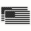 American Flag Magnets - Minimalist Decor - Black and White Art - 2 Pack - - Sticks to Fridges, Lockers, Toolboxes & More - Made in USA - AQM8732 view 1