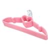 10pcs Heart Non-Slip CoatCompatible for Home Laundry Closet Simple Clothes Pink Plastic Hanger view 1