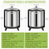 8L Commercial Yogurt Maker, Electric Fermentation Machine for Yogurt, Fermented Milk & Sweet Rice Wine, Adjustable Thermostat 25-80C, Easy to Use, White view 3