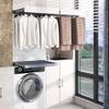 APSEQR Washing Machine Pull Out Drying Rack, Aluminum Frame, Invisible Clothes Drying Rack, Built in Washing Machine Wardrobe Storage, Drawer Slide Rail Trouser, Perfect for Laundry Rooms view 2