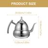 Cabilock Stainless Steel Tea Kettle with Strainer Filter Induction Compatible Stovetop Teapot for Home Kitchen Drainer Kettle for Brewing and Pouring Tea Easily view 2
