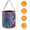 FekiLoot Dolphins Art Halloween Trick Or Treat Bags, Halloween Goodie Basket with Handles, Candy Tote Bags with Drawstring for Party Present, Treat Bags Candies, Biscuits, Cards view 2