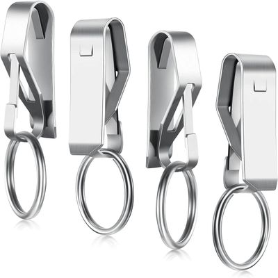 FIXED UP FINDS for 4 Pcs Metal Belt Key Clips Key Holder Clip Keychain for Home Office Supplies