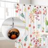12 Pcs Autumn Black Cats Pumpkin Shower Curtain Hooks Set Stainless Steel Decorative Bathroom Decor Rustproof Shower Curtain Hangers for Bathroom Bedroom Living Room view 4