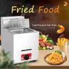 Gas Deep Fryer Deep Fat Fryer, Stainless Steel LPG Fryer with Lid, for Food Cooking & French Fries Gas Fryer- view 2