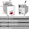 Gas Deep Fryer Deep Fat Fryer, Stainless Steel LPG Fryer with Lid, for Food Cooking & French Fries Gas Fryer- view 4