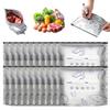 NEKSKA Reusable Aluminum Foil Sealable Storage Bags, Aluminum Foil Freezer Bags with Zipper Lock for Food Storage & Freezing (20PC, Small) view 1