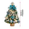 Artificial Christmas Tree, Tabletop Decoration, with Lights, Adds Festive Cheer to Your Holiday Home(Golden Brown-3ft) view 2
