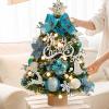 Artificial Christmas Tree, Tabletop Decoration, with Lights, Adds Festive Cheer to Your Holiday Home(Golden Brown-3ft) view 4
