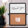MOBUTOFU Desktop Dual-Surface Cork and Whiteboard with Stand Message and Announcement Board for Office Home Use Modern Decorative Pin and Writing Board for Efficient Task Planning view 4