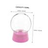 6Pcs Fillable Plastic Snow Globe Jars, DIY Water for Christmas Home Decor view 2