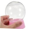 6Pcs Fillable Plastic Snow Globe Jars, DIY Water for Christmas Home Decor view 3