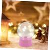 6Pcs Fillable Plastic Snow Globe Jars, DIY Water for Christmas Home Decor view 4