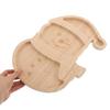 UTHCLO Christmas Snowman Wooden Serving Platter Sturdy Holiday Charcuterie Tray Candy Dish for Fruit Snack Gathering Decor view 4
