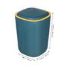 ANDRESLAD Compact Flip-top Trash Can with Lid Household Kitchen and Bedroom Waste Container Space-Saving Rubbish Bin for Indoor Storage and Recycling Practical Garbage Basket view 2